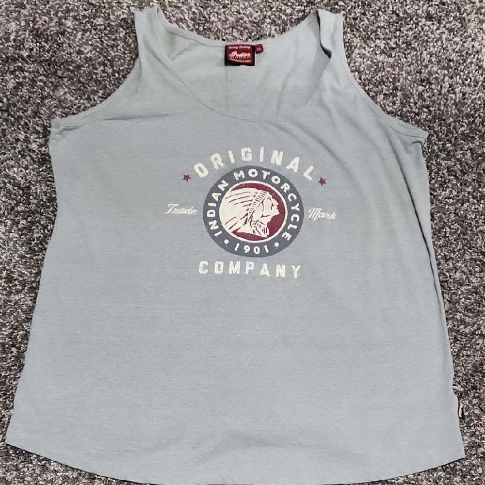 Indian Motorcycle Women's Gray Tank Top